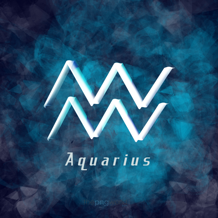 Textured Aquarius Zodiac Sign Zodiac sign,symbols,Aquarius,wave,art,calendar,icon,shape,liquid,mythology,star,waterfall,drawing,blue,black,constellation,water,zodiacal